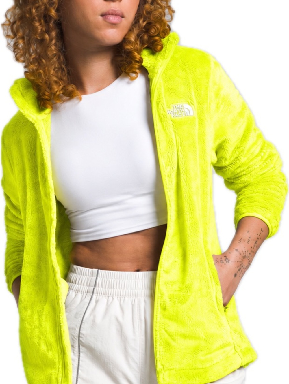 The North Face Osito fleece jacket neon yellow / Hamachi Yellow Size XL
